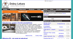 Desktop Screenshot of dobrylekarz.info